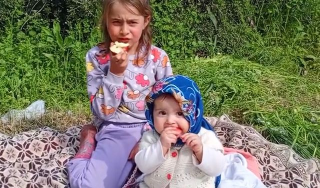 Gündoğmuş'ta anne-kızın köy yaşamı, sanal medyada ilgi odağı oldu