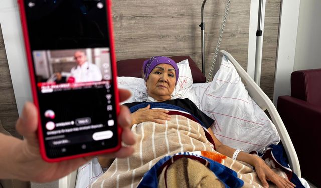 Kazakistan'dan geldiği Antalya'da sağlığına kavuştu