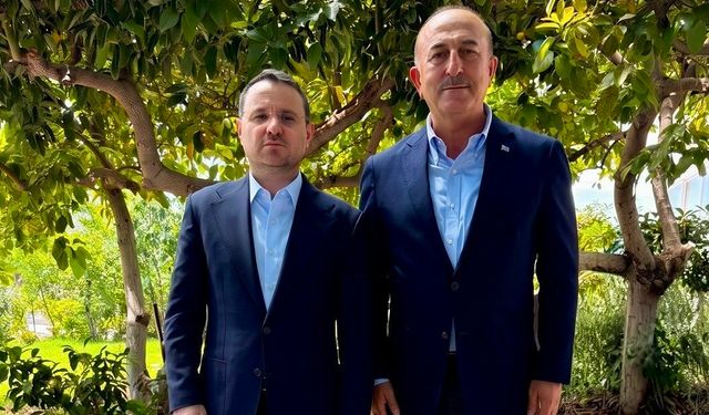 Adalet Bakanı Akın Gürlek’ten Mevlüt Çavuşoğlu’na taziye ziyareti