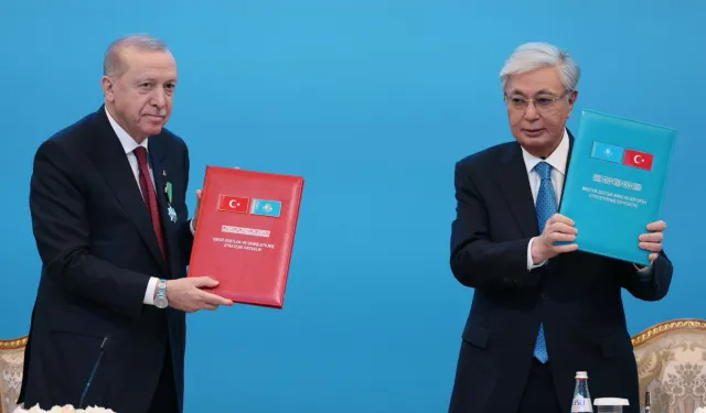 Türkiye ile Kazakistan arasında 13 anlaşma imzalandı
