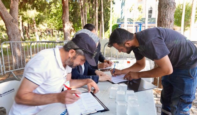 Alanya'da kurban satış ve kesim yerleri kura ile belirlendi