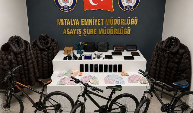Antalya’da 8 Milyon 338 Bin TL’lik kasa hırsızlığı aydınlatıldı