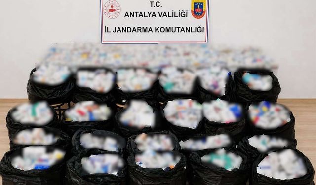 Gazipaşa’da operasyon: 164 bin sentetik hap ele geçirildi