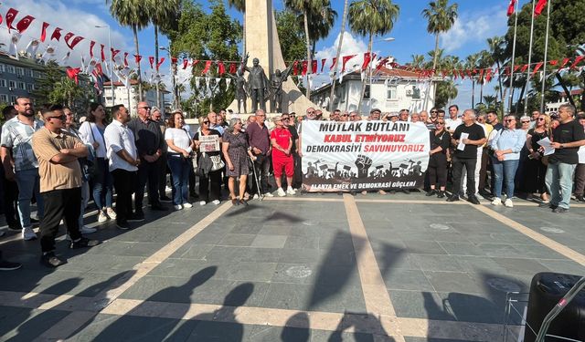 Alanya'da CHP Kurultay kararına sert tepki