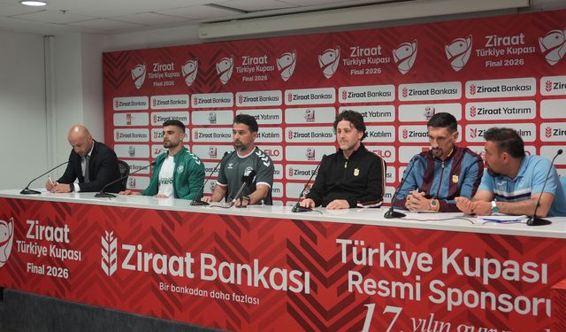 Ziraat Türkiye Kupası finalinin basın toplantısı gerçekleştirildi