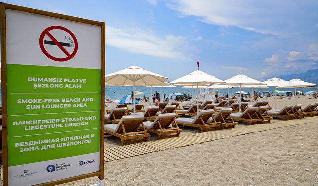 Akdeniz iklimine dayanıklı ahşap şezlonglar kullanıma sunuldu