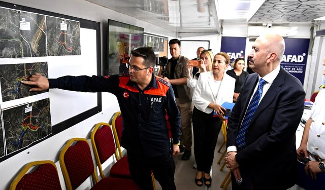 Antalya'da hortum ve fırtına saha tatbikatı