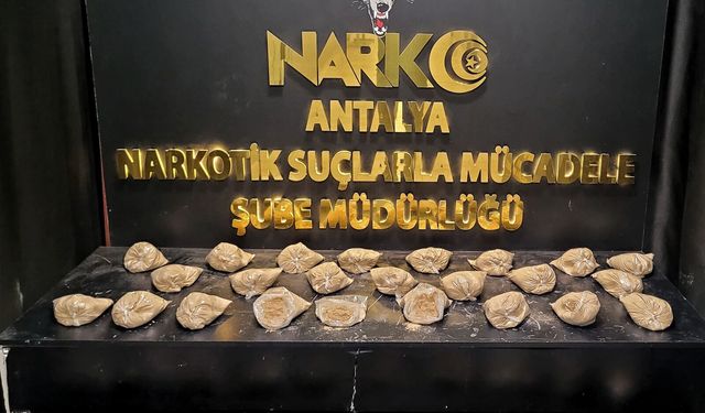 16 kilo 650 gram eroin ele geçirildi