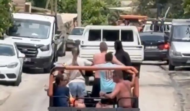 Alanya'da kurallara uymayan safari araçlarına ceza