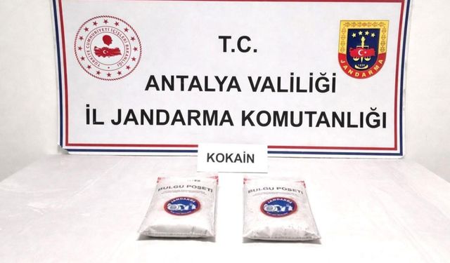 Antalya'da operasyonuna 2 tutuklama: 1 kilo 375 gram ele geçirildi