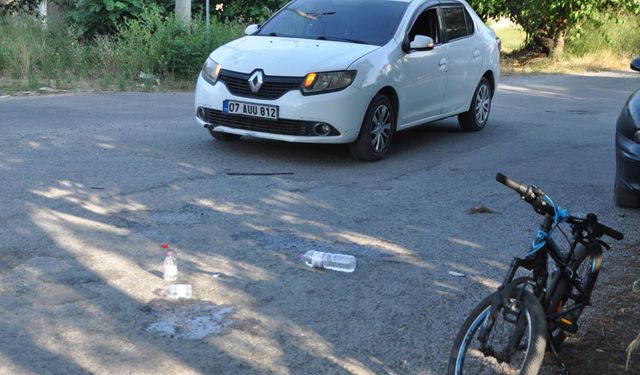 Otomobilin çarptığı bisikletli çocuk yaralandı