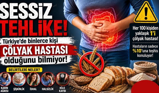 Sessiz tehlike: Türkiye'de binlerce kişi Çölyak hastası olduğunu bilmiyor!