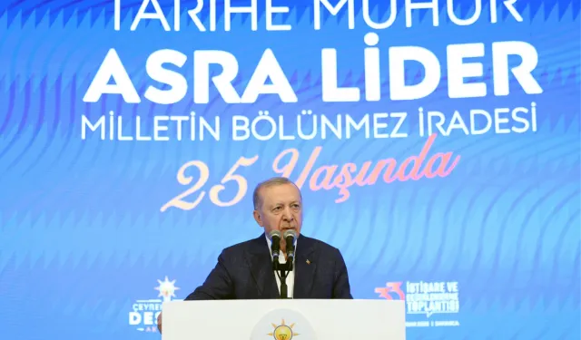 Cumhurbaşkanı Erdoğan: Çeyrek asırda büyük başarı hikâyesine imza attık