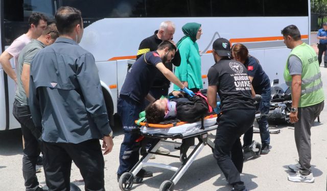 Lise öğrencisi motosiklet kazasında ağır yaralandı