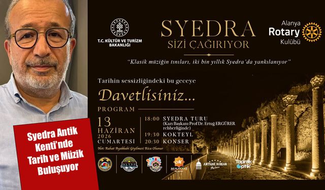 2 Bin yıllık Syedra’da klasik müzik tınıları yankılanacak!