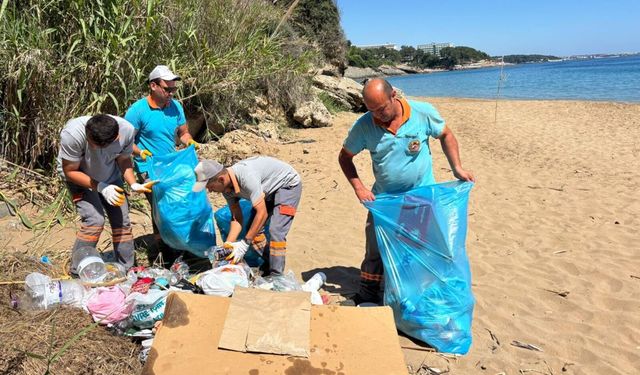 Alanya’da bayramda 10 bin 578 ton atık toplandı