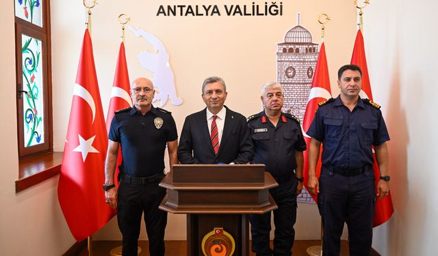 Antalya'da 1 ayda 11 bin 660 olay