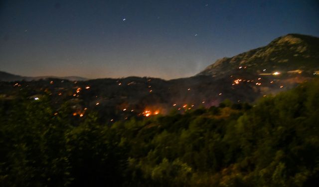 Antalya'da Kumluca, Kaş ve Manavgat orman yangınları kontrol altında