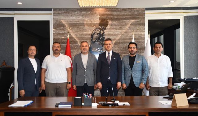 AK Parti Alanya'dan Başsavcı Abdullah Sert ve Adalet Komisyonu Başkanı Sadık Çimen’e ziyaret