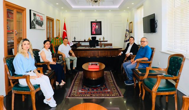 Alanya Kaymakamı Öztürk’e nezaket ziyareti