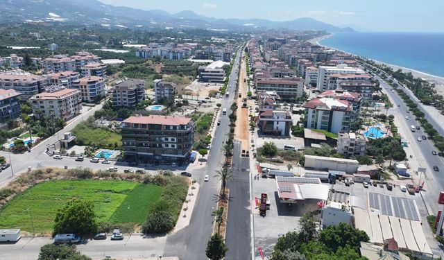 Alanya Kestel'de çalışmalar etap etap sürüyor