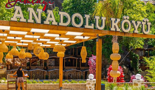 Alanya Dimçayı Anadolu Köyü’nde doğal malzemelerle yeni konsept