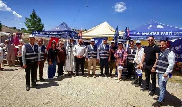 Anahtar Parti Alanya, Tokar Yayla Şenlikleri’nde vatandaşlarla buluştu