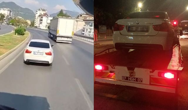 İtfaiyeye yol vermeyen sürücüye ceza uygulandı: Otomobili trafikten menedildi