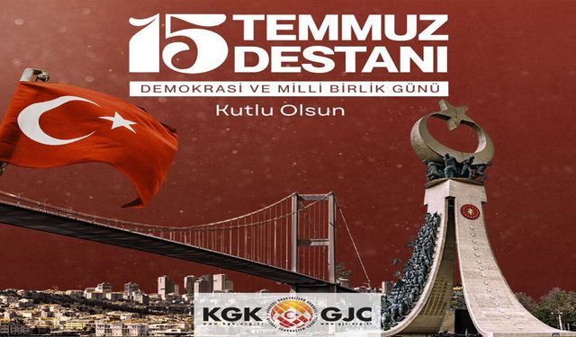 Küresel Gazeteciler Konseyi’nden 15 Temmuz Demokrasi ve Milli Birlik Günü mesajı