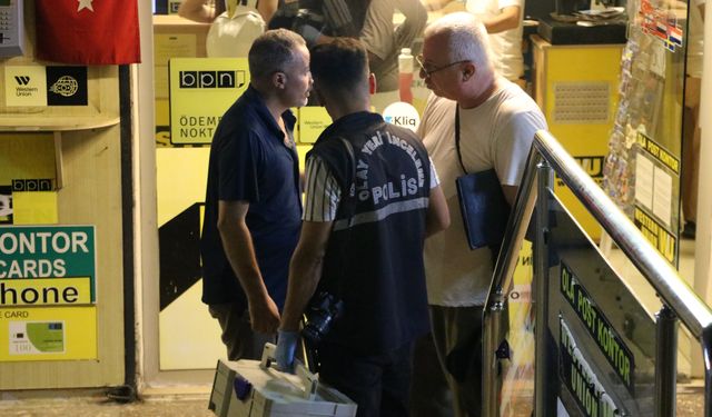 Alanya'da döviz bürosunda silahlı soygun girişimi