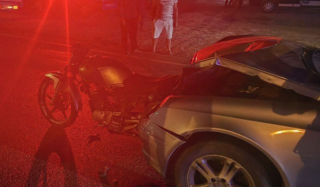 Manavgat'ta motosiklet kazası: 1 ölü, 1 yaralı
