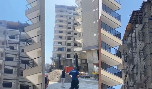 Alanya’da otel inşaatında ücret krizi: İşçi çatıya çıkıp tehditler savurdu