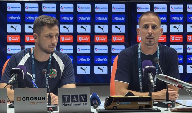 Alanyaspor Teknik Direktörü Pereira ve Beşiktaş Teknik Direktörü Italiano mücadeleyi değerlendirdi