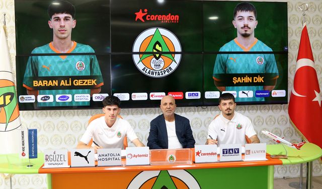 Alanyaspor'da 2 transfer birden