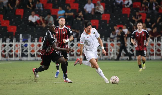 Gaziantep FK ile Alanyaspor 1-1 berabere kaldı