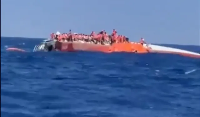 Girne açıklarında yolcu gemisi alabora oldu! 279 kişi kurtarılmayı bekliyor