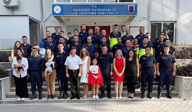 Manavgat jandarmada rütbe terfi heyecanı