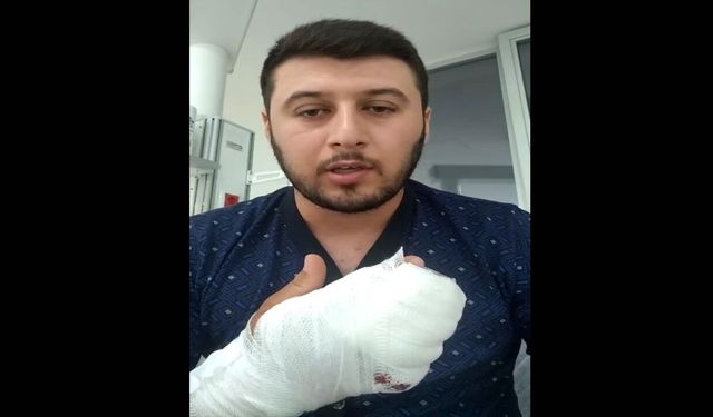 Motokuryeye döner bıçaklı saldırı