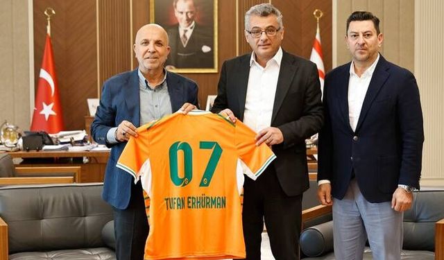 Alanyaspor’dan KKTC Cumhurbaşkanı’na ziyaret
