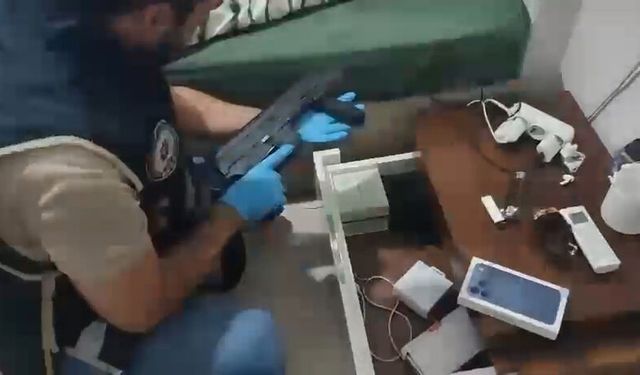 Antalya'da silahlı suç örgütü operasyonu: 5 gözaltı