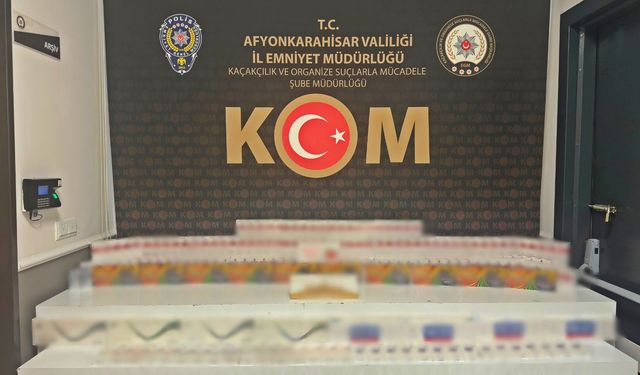 Şüpheli araçtan kaçak sigara çıktı