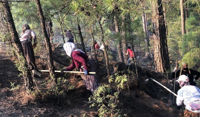 Büyük yangında köylerini koruyan Ahmetlerlilere 'Çevre Ödülü'
