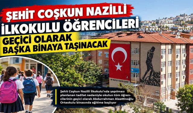 Alanya’da tadilat kararına veli tepkisi: Şehit Coşkun Nazilli İlkokulu taşınıyor