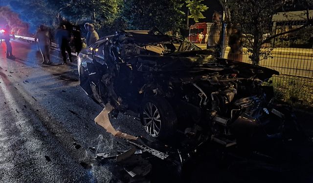 Gazipaşa'da otomobil ile TIR çarpıştı: 1 yaralı