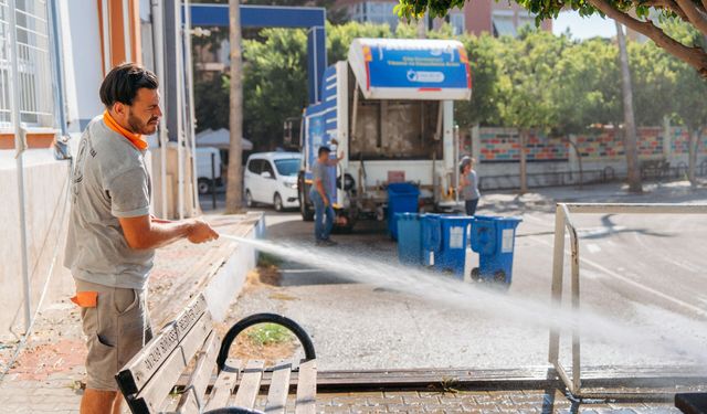 Alanya'da okullar temizleniyor