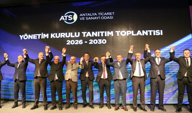 ATSO Başkanı Bahar'dan ilk mesaj: Şimdi çalışma zamanı