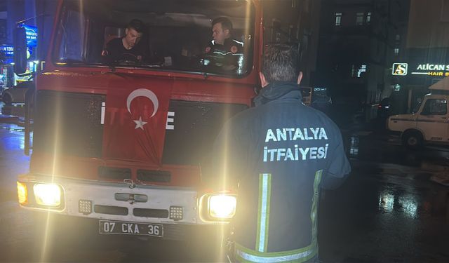 Boş dairede yangın büyümeden söndürüldü