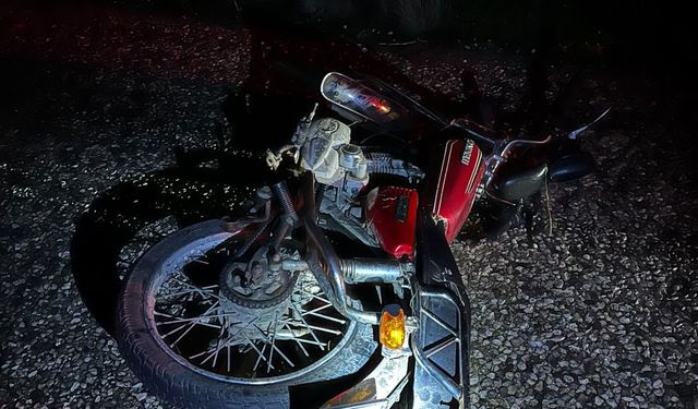 Devrilen motosikletin 16 yaşındaki sürücüsü öldü