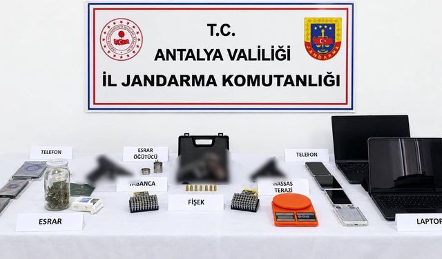 Kumluca'da uyuşturucu operasyonu