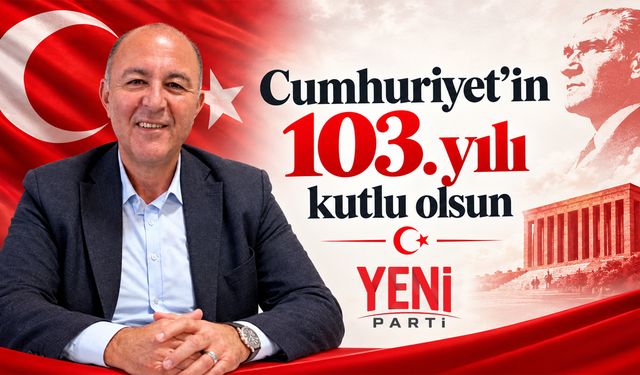 Yeni Parti Alanya Cumhuriyet’in 103. yılını kutladı
